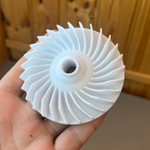 3D друкована крильчатка охолодження для Makita ELM3720